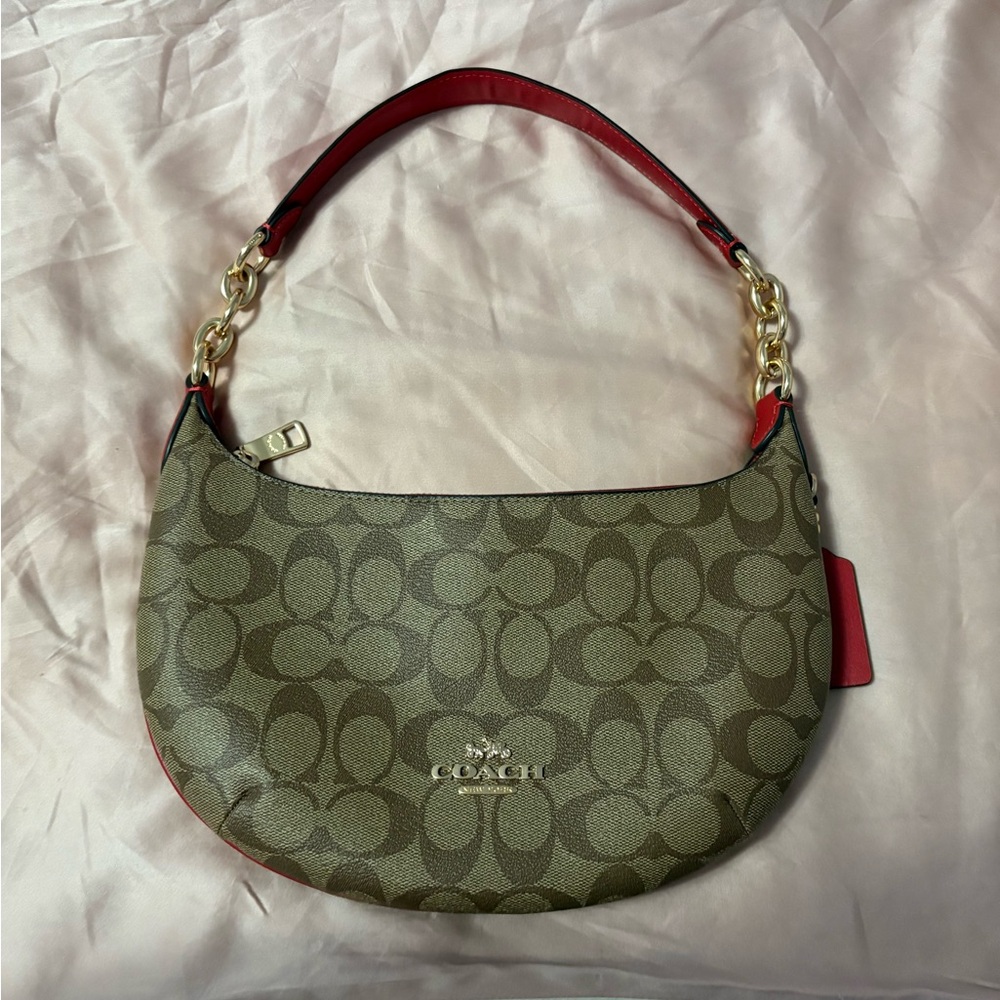 COACH Payton Hobo Shoulder Bag in Signature Canvas